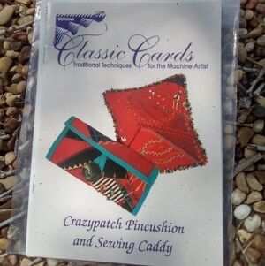 CrazyPatch Pincushion & Sewing Caddy Instructions & Pattern
